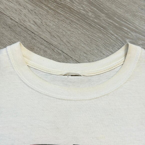 Rare Signed Steve Kinser The King Sprint Car Racing Men's White T-Shirt - Small - Picture 6 of 8